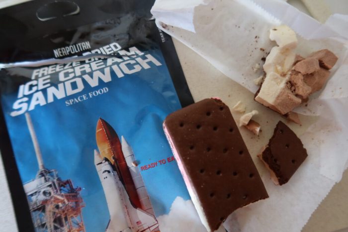 Astronaut neapolitan space food cream ice features icecream Space food ice cream sandwich