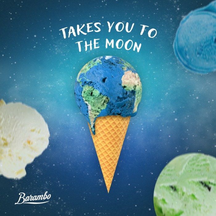 Space food ice cream sandwich