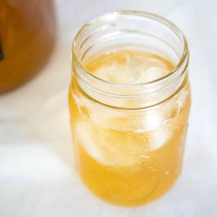 Recipe for kombucha tea with green tea